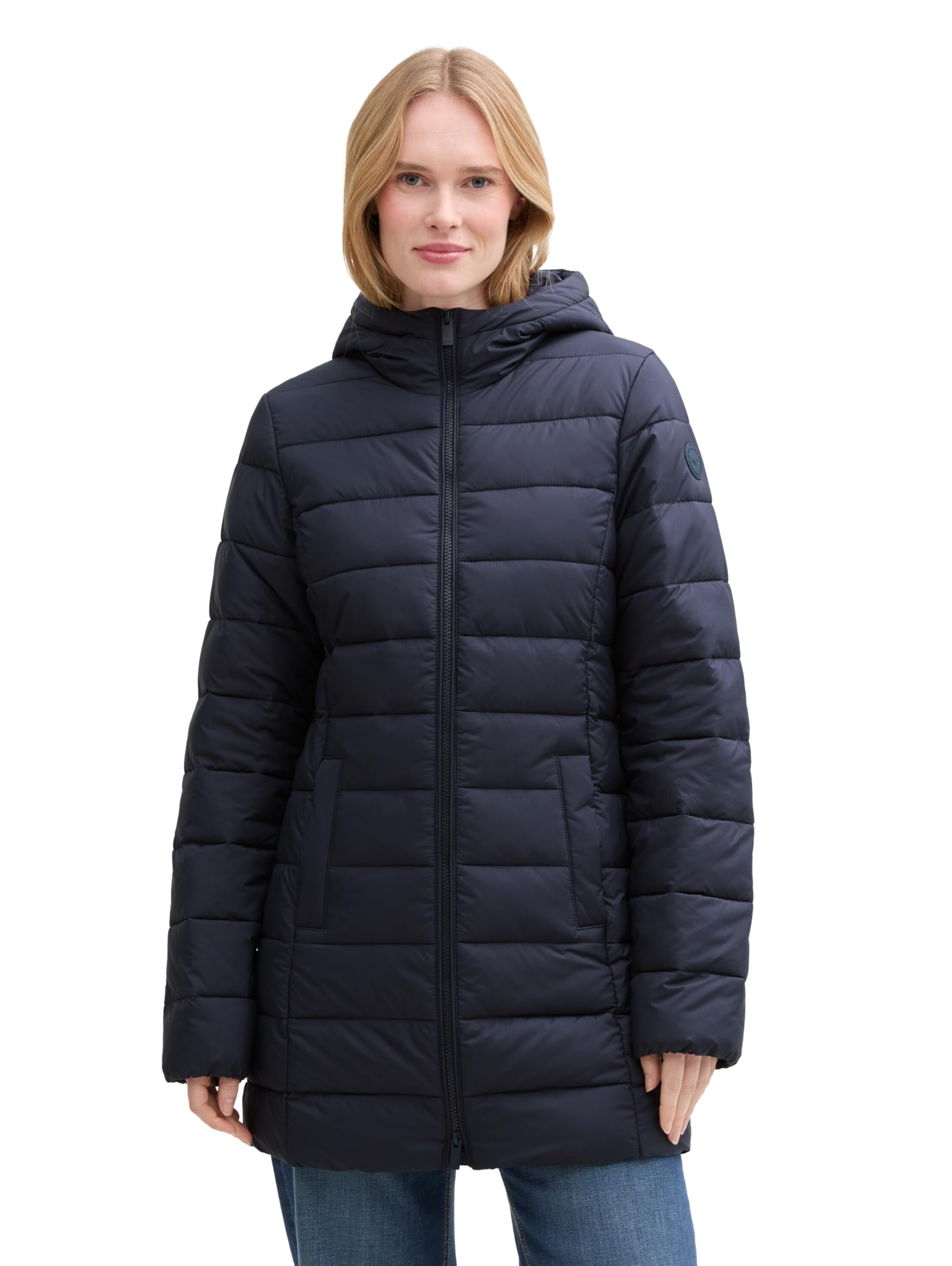 TOM TAILOR Damen Lightweight Steppmantel mit wasserabweisender Funktion für Outdoor Aktivitäten
| TOM TAILOR Damen Ligh